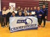 The Newton South girls gymnastics team qualified for the State Championships with a second place at North Sectionals.