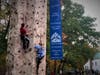 Wall climbing was part of the many fun activities available during the three days of the 30th annual Milford Pumpkin Festival.