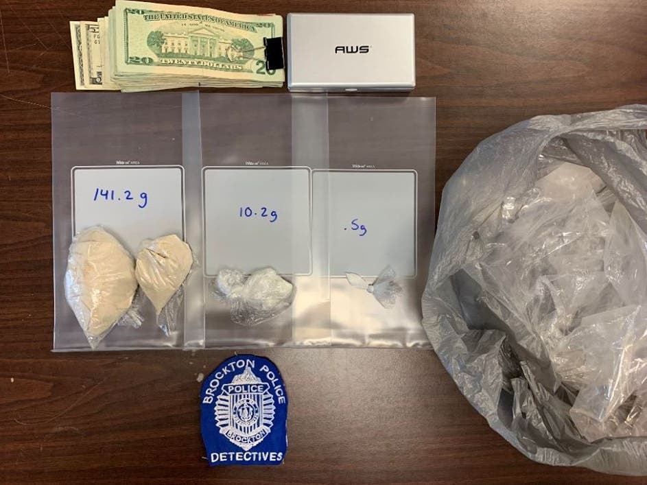 Brockton police made two busts this week in which they seized more than 175 grams of fentanyl and heroin, plus Oxycodone.