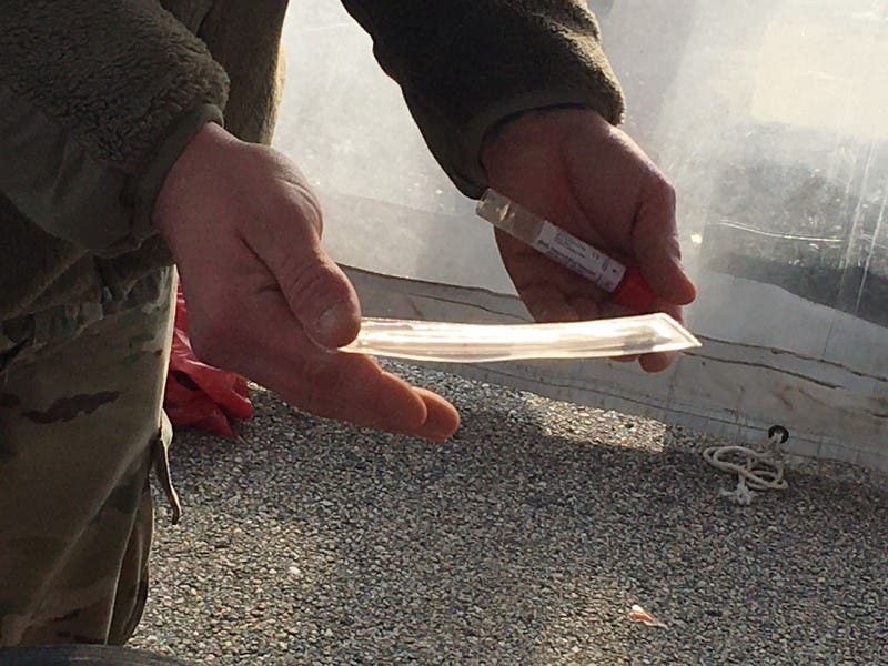 While coronavirus testing was suspended at Salem High due to rain on Tuesday, testing was available at Old Town Hall.