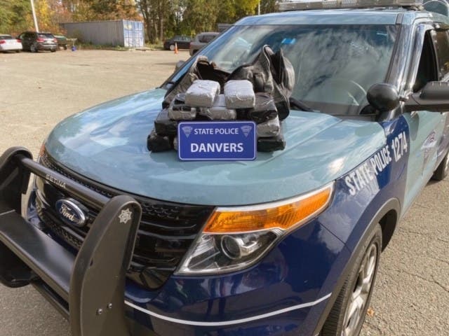 State Police said a traffic stop led to the seizure of 14 kilograms of fentanyl on Tuesday.