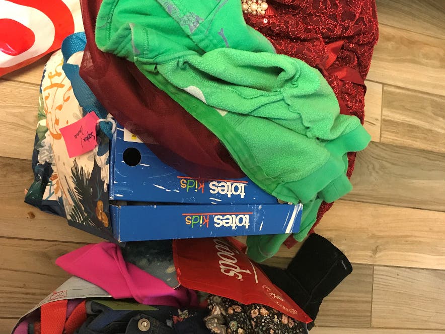 Beverly resident Nicole Green said she is "overwhelmed" with appreciation after receiving donations of clothes, food, gift cards and cash from the community following catastrophic water damage in her family's apartment.