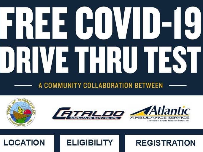 Free coronavirus testing for Marblehead residents will be offered four times leading up to Christmas.