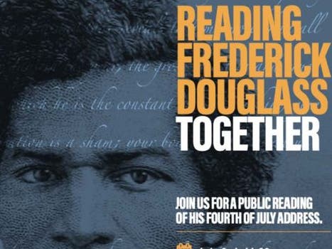 The reading of Frederick Douglass' "What to the Slave is the Fourth of July?" will be Saturday at 11 a.m. at Hale Farm.