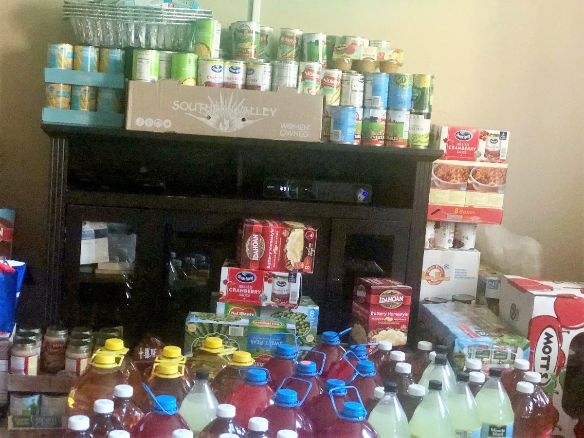 "Everybody was really in need (last year) because of COVID, and loss of employment. And it's even more so this year. We have people coming up all weekend from as far as Weymouth. People are really struggling." - Gina Goodwin of Gina's Giving Back.