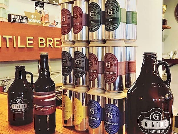 "What's made the pandemic so hard is that we've always viewed our space as a community space where people can gather and feel safe. If we can't have that here then we don't feel like we're doing our job." - Gentile Brewing Company owner Christen Gentile.