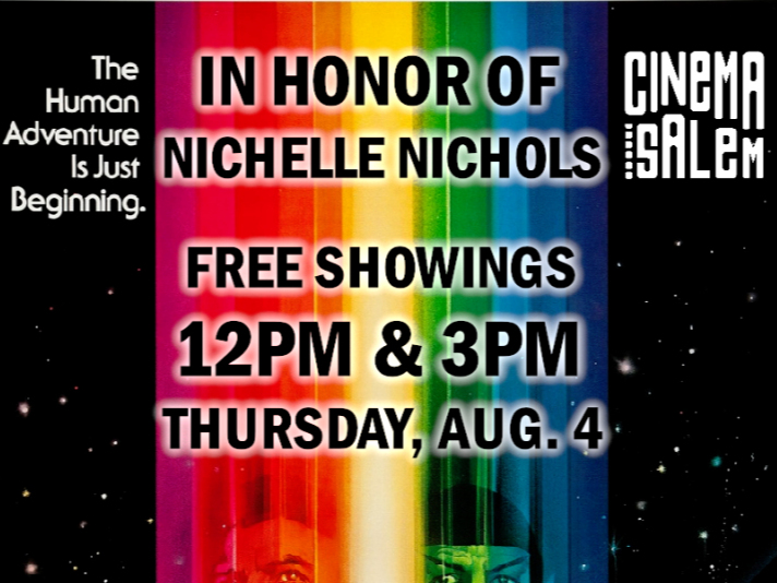 Nichelle Nichols, who died on July 30, played Lieutenant Uhura in the original Star Trek TV series and reprised the role on the big screen in the movie.