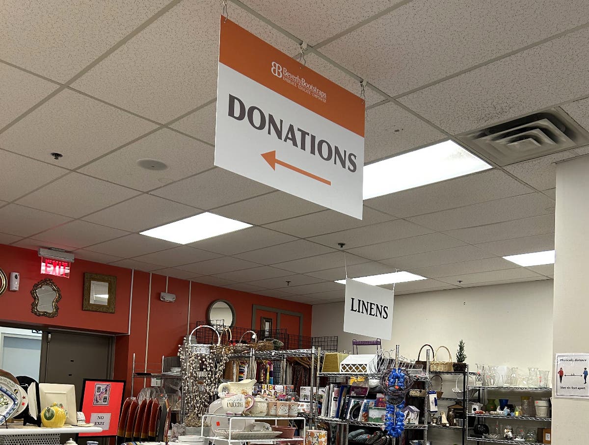 All proceeds from the thrift shop help fund the important programs and services of Beverly Bootstraps.