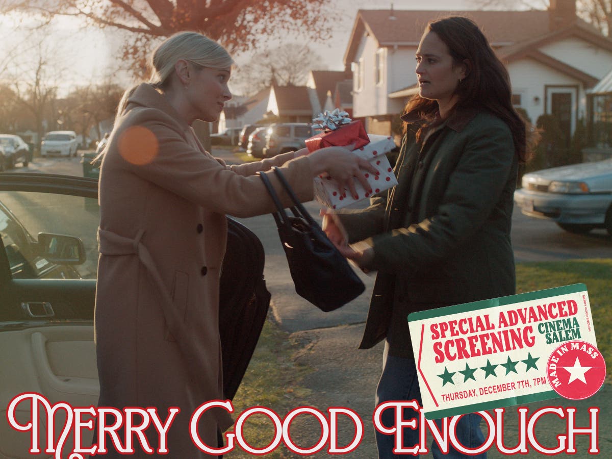 The North Shore-filmed movie "Merry Good Enough" will have its North Shore premiere at Cinema Salem on Thursday night with a special Q&A with the writer, directors and one of the actors.