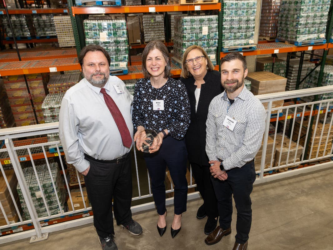 The award presentation was made at the Greater Boston Food Bank's annual Partner Appreciation Awards.