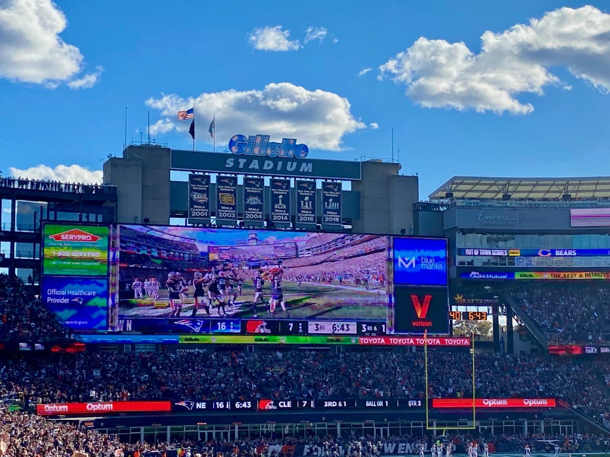 The National Weather Service said on Friday that snow could develop around 4 p.m. and continue through the evening hours. Kickoff for the Patriots playoff game at Gillette Stadium is 3 p.m.