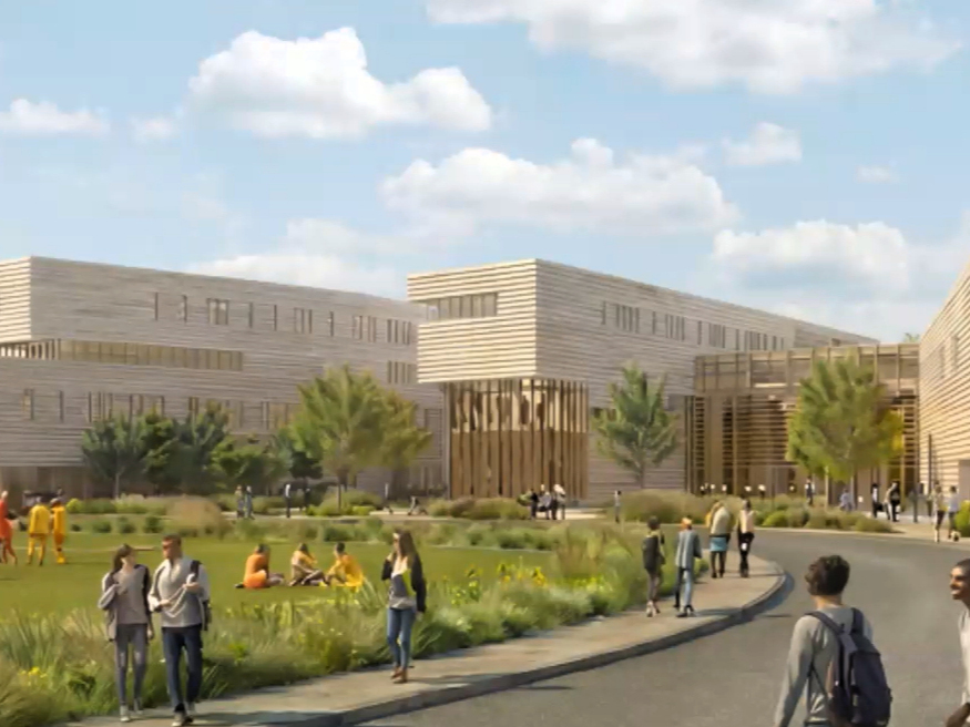 The vote approved the $232 million in borrowing, which will be combined with $7 million in grant funding and $208 million in expected state matching funds, to pay for the $447 million high school.