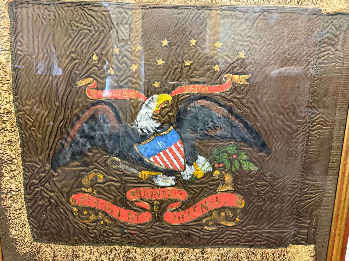Beverly Veterans Services Director David Perinchief said the flag was confirmed to be "a genuine piece of United States Army history," and arrangements were made to present the flag back to the 3d Cavalry Regiment at Warrior Weekend.