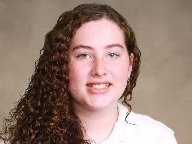 Freshman Zoe Schwartz is a member of the school band and excels in the visual and performing arts at Bishop Fenwick High School in Peabody.