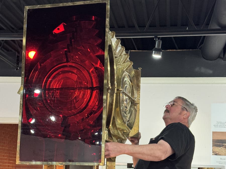 "This lens is a precision instrument and a piece of American maritime heritage. Bringing it back to Baker's Island is the right thing for the artifact and for the public." - lampist Kurt Fosburg