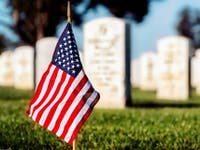Marblehead Memorial Day Weekend Veterans Breakfast, Grave Flagging