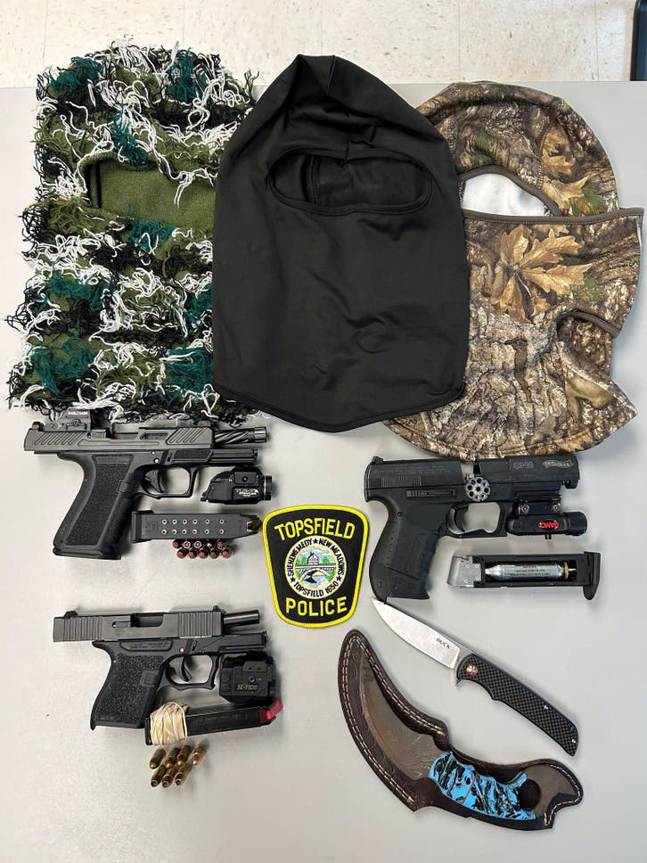 Gun Pacter Guns Seized, Juveniles Charged In North Shore Traffic Stop Bust: Police ...