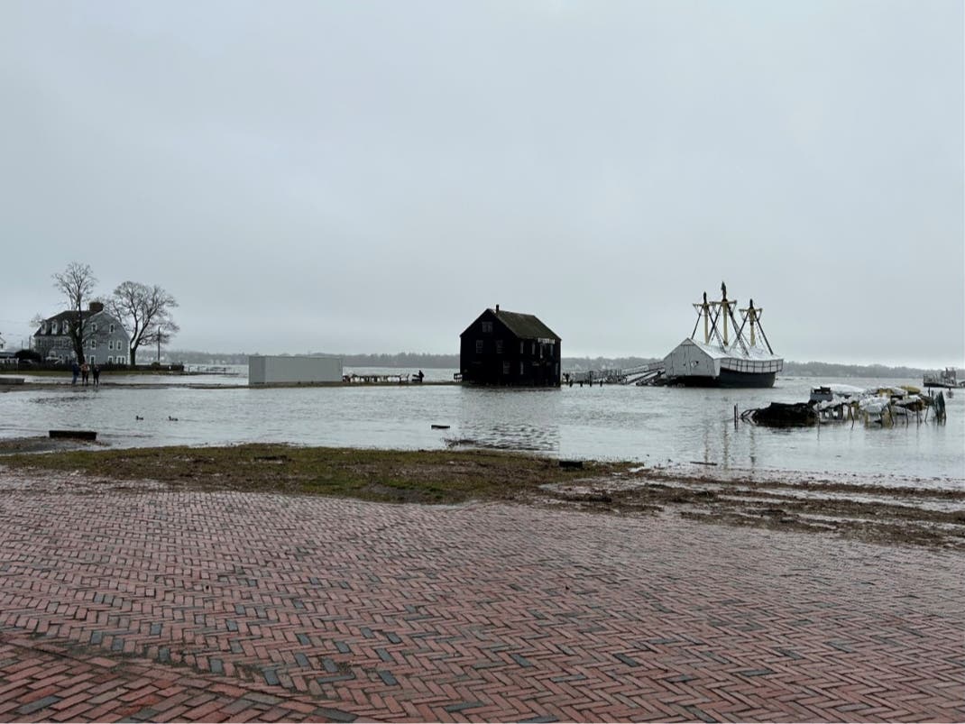 Salem's Derby Wharf is one area of the North Shore identified as being susceptible to climate change and the increasing chance of flooding and destruction.