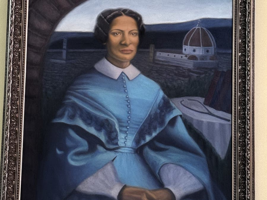 The city said the reproduction will be created in partnership with artist Jane Fiorentini Steward, whose 2017 oil-on-canvas portrait of Remond now hangs on the second floor of Salem City Hall outside the Mayor's Office and City Council Chambers.