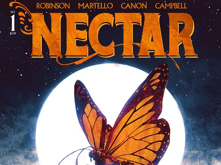 The series, which features artwork by Italian artists Annapaola Martello and Francesco Francini, is set on Misery Island, off the coast of Salem, and centers on a nineteenth-century butterfly infestation that spreads the deadly Dancing Plague.