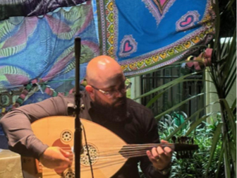 International peacemaker and musician Abed Manasra will lead a noontime luncheon and return for a public presentation at 7 p.m. at the church on Essex Street.