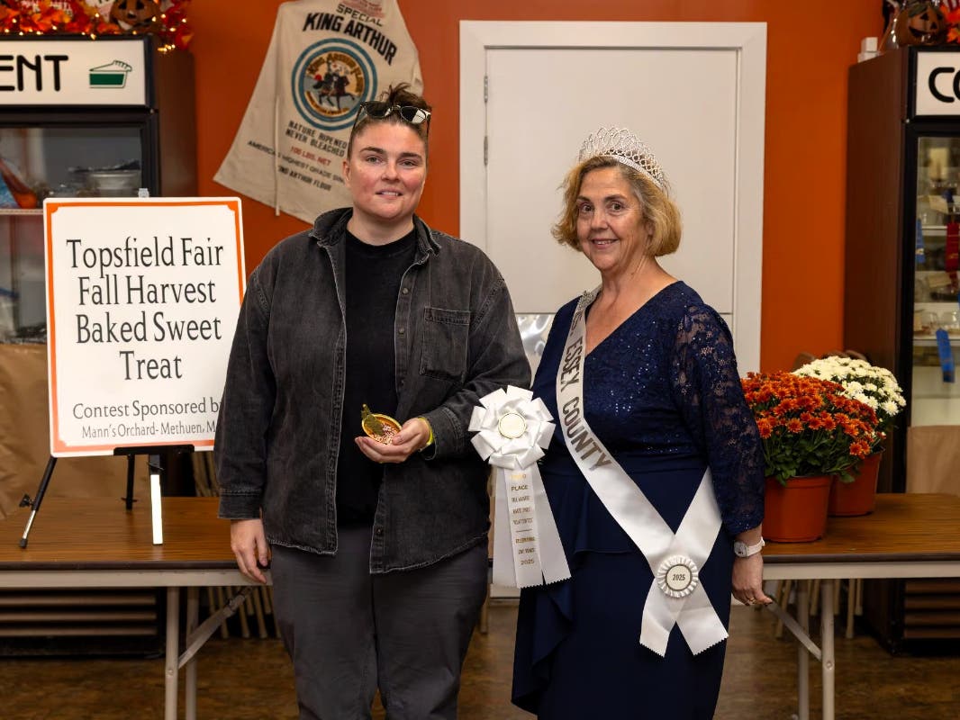 Kate Chuili of Danvers came in third place in the 2035 Fall Harvest Sweet Treat Baking Competition at the Topsfield Fair. Chuili won a gift certificate from Mann’s Orchard in Methuen.