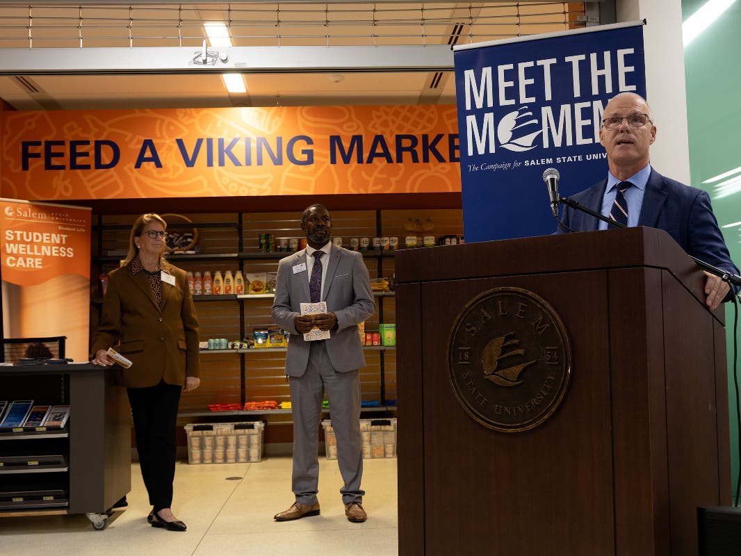 SSU opened the "Feed A Viking Market" — a retail-style space where students can pick up food, toiletries, hygiene products and other basic necessities at no cost.