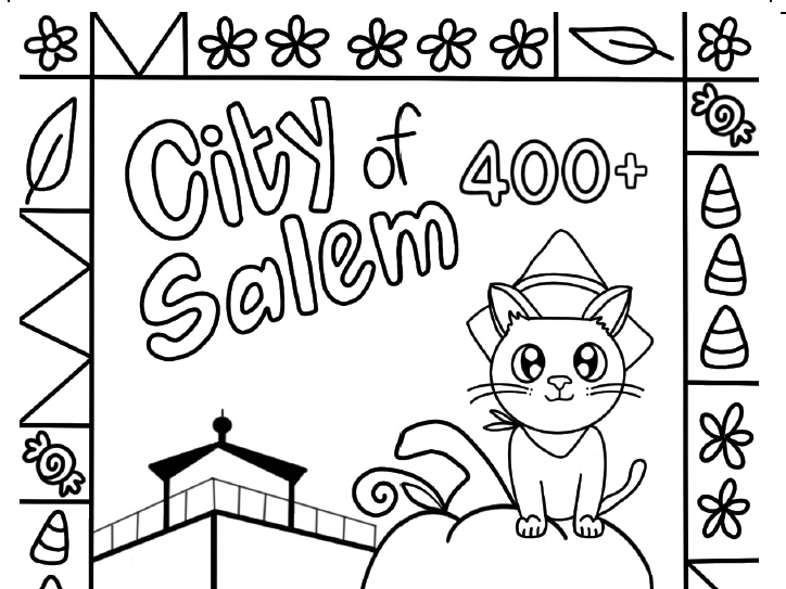 Salem Launches Halloween-Themed Coloring Contest
