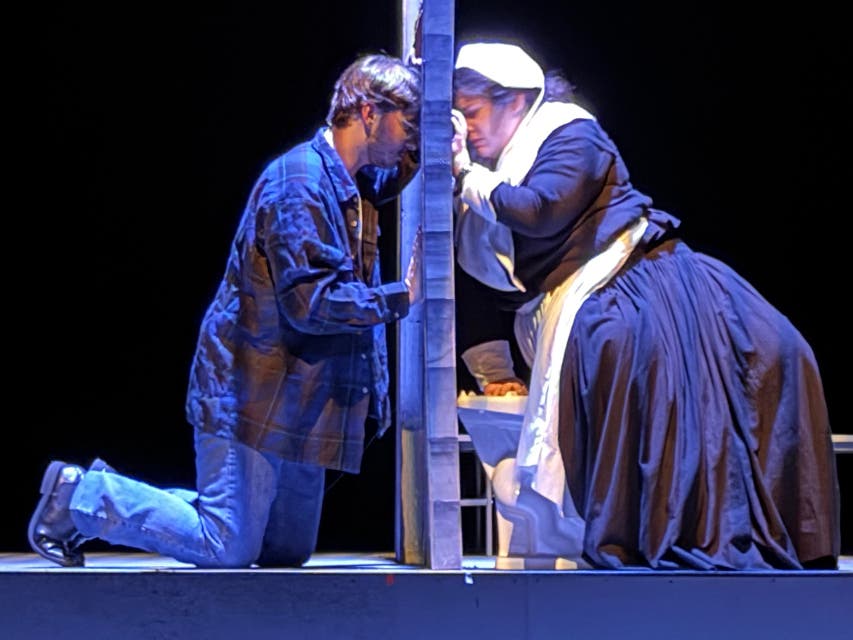 The play asks audiences to consider whose stories are remembered, whose are overlooked, and how communities respond to people facing hardship today.