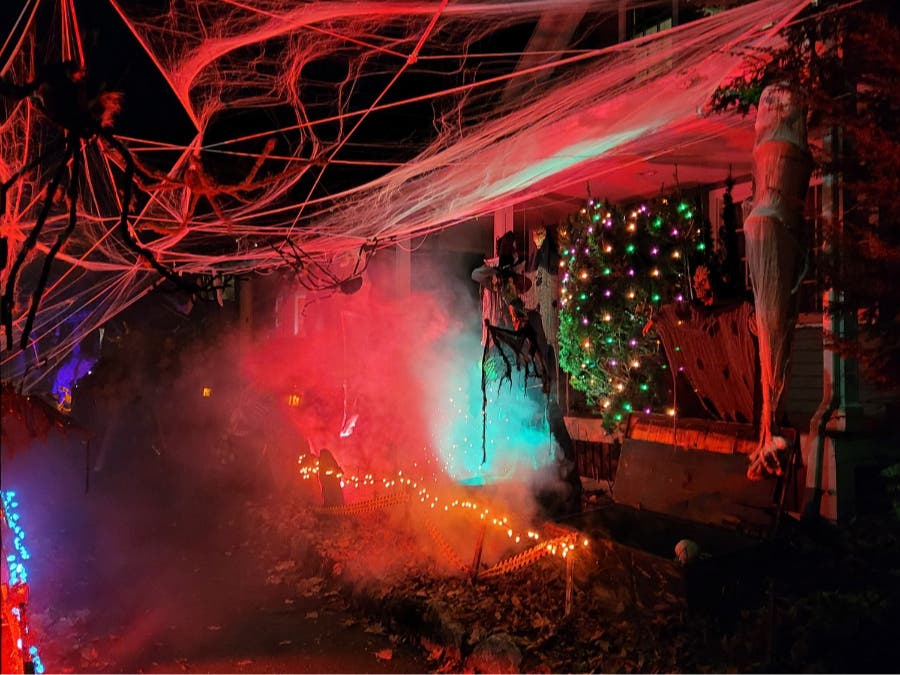 One of the Halloween displays on Wadsworth Street in Danvers this spooky season.