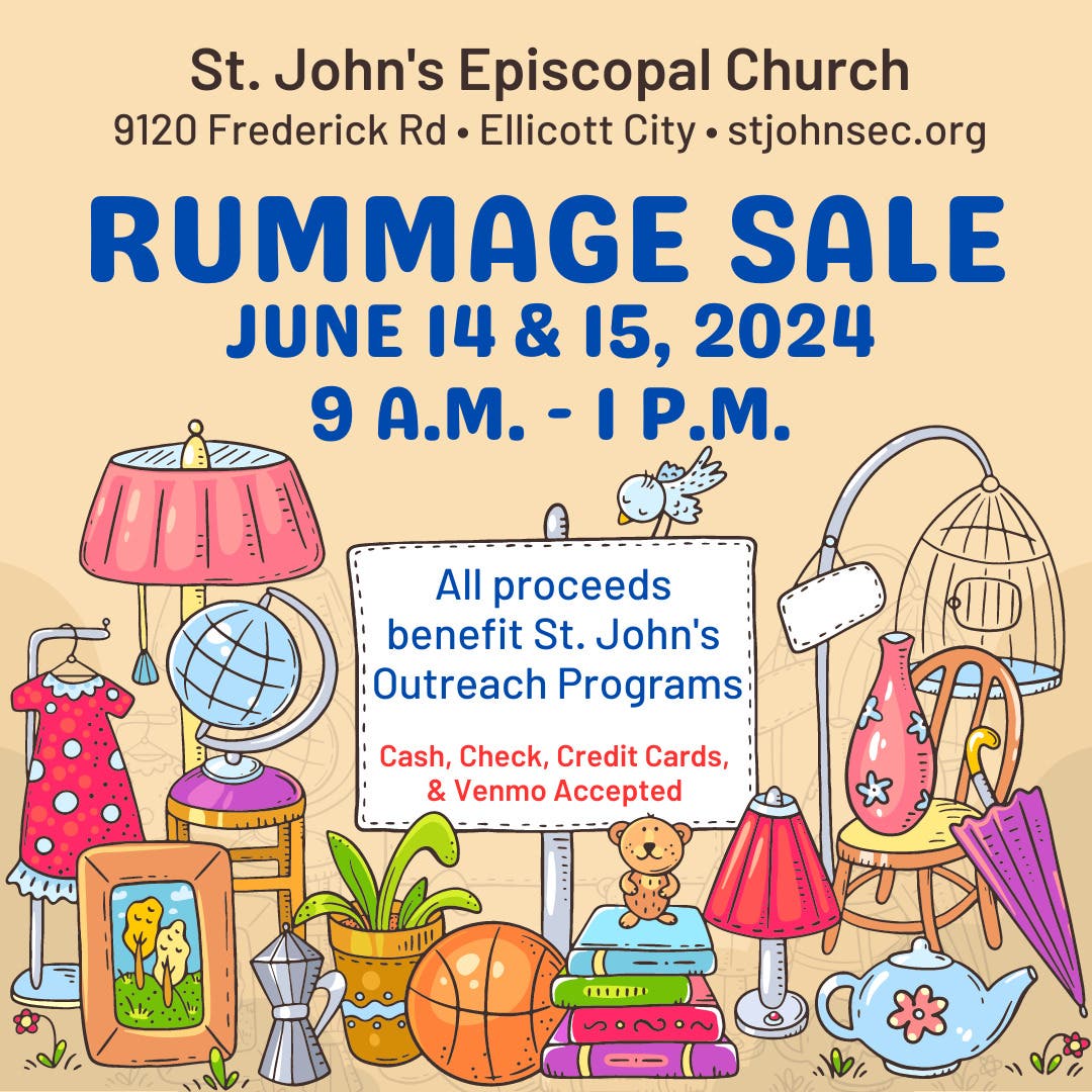 Jun 15 | Rummage Sale: June 14 & 15 | Columbia, MD Patch
