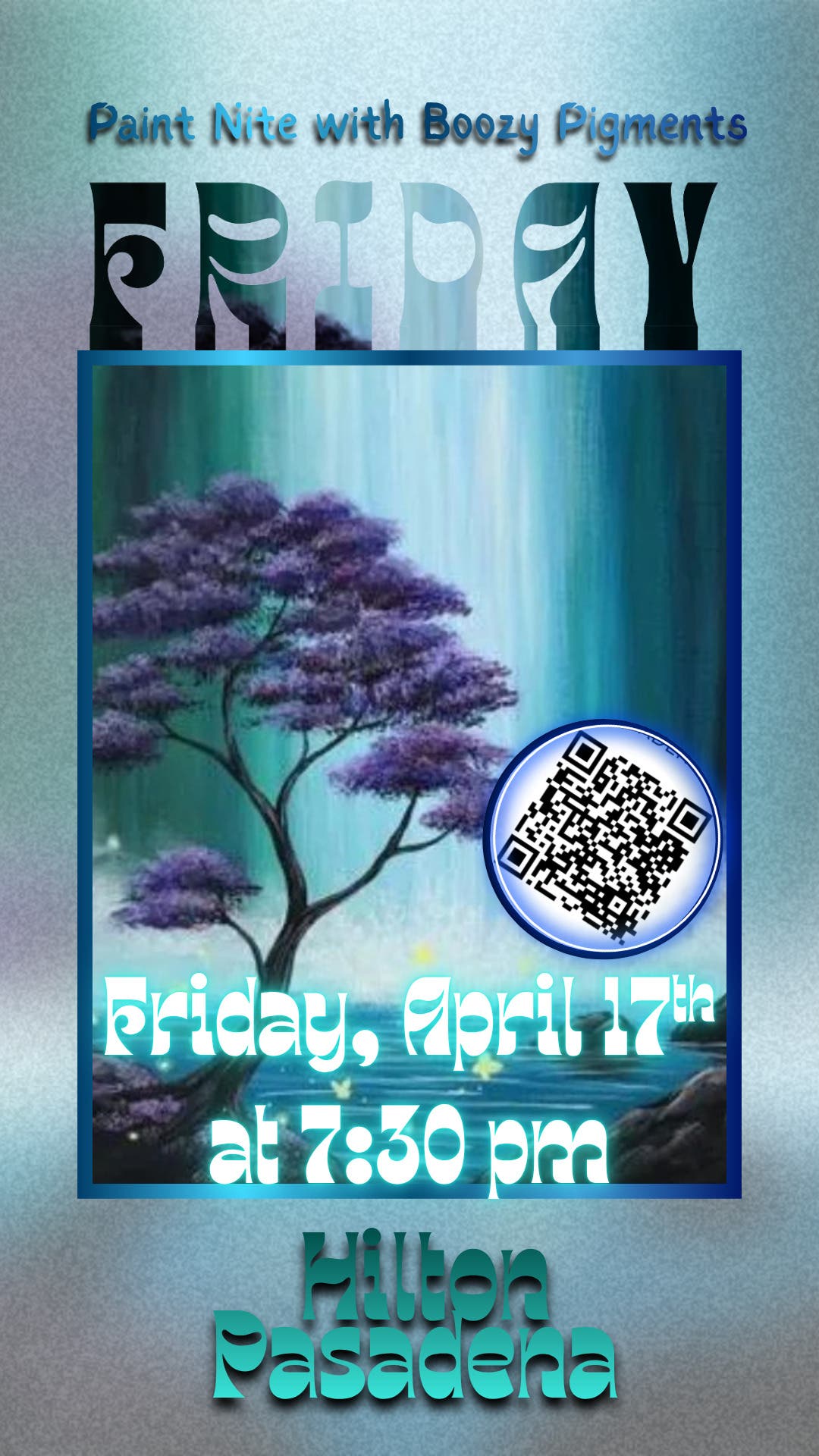 FRIDAY Paint Nite with Boozy Pigments 🎨🍷