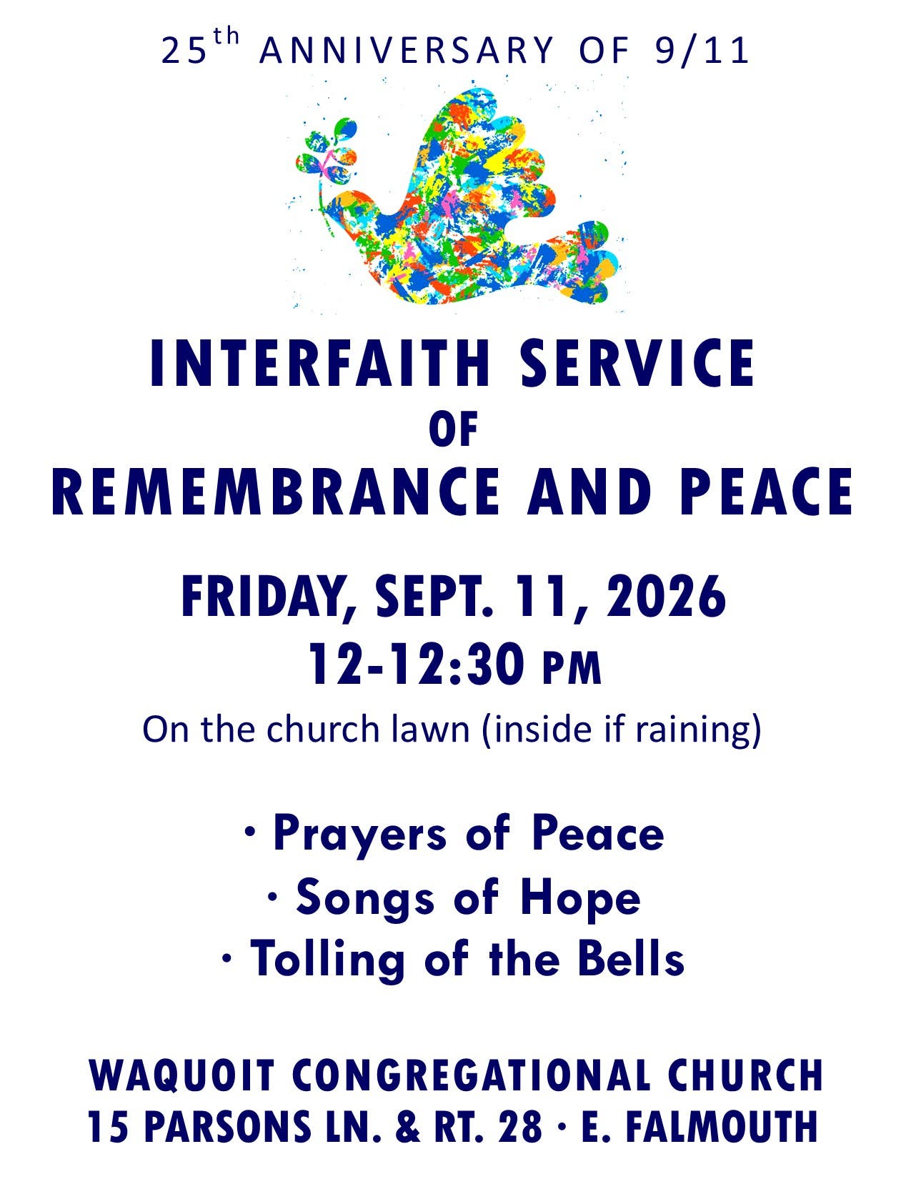 Interfaith Service of Remembrance and Peace 