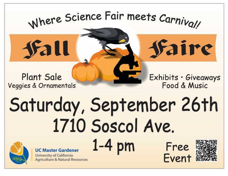 UC Master Gardeners Fall Faire
