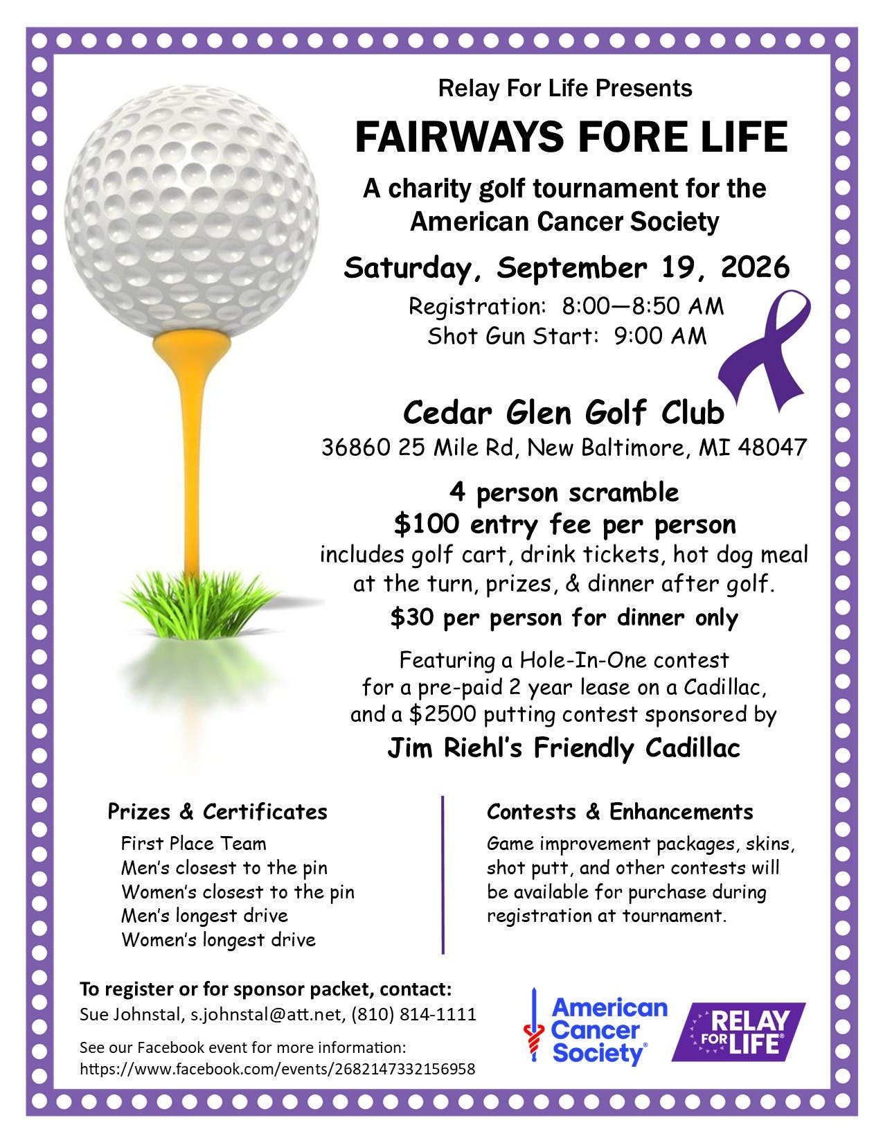 Fairways Fore Life