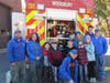 Scouts from Woodbury Troop 45 watched the Fire Department's drill
