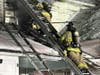 Woodbury Firefighters Access Roof To Battle Blaze in Housefire at 316 Weekeeepeemee Road on New Year's Eve.