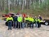 Woodbury Firefighters and Ambulance Association members line up for joint photo after forest rescue exercise Saturday April 25th 2026