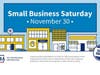 Small Business Saturday is this week, on Saturday, November 30