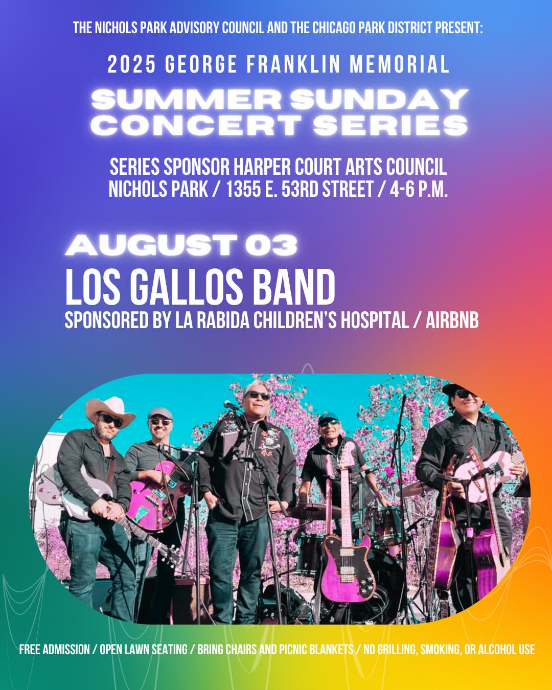 LOS GALLOS BAND - George Franklin Memorial Summer Sunday Concert Series