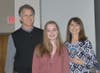 2019 Mentor of the Year Susan Tanner, right, her husband Scott, and Gabby