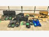 Agents seized over 20 handguns and long guns with a variety of exotic accessories. 