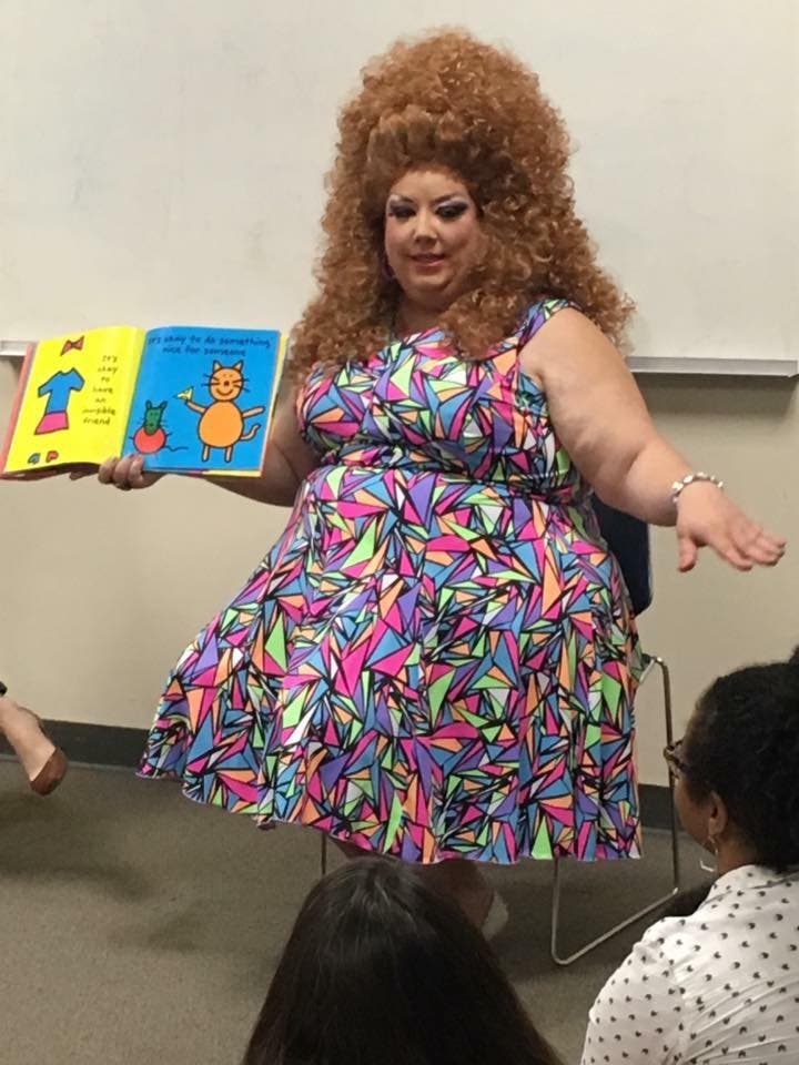 Miss Terra Cotta Sugarbaker said a drag event storytime stands for inclusivity and freedom of speech.