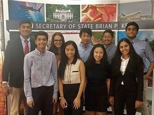 The Secretary of State Ambassadors Program is a leadership training program for high school students.