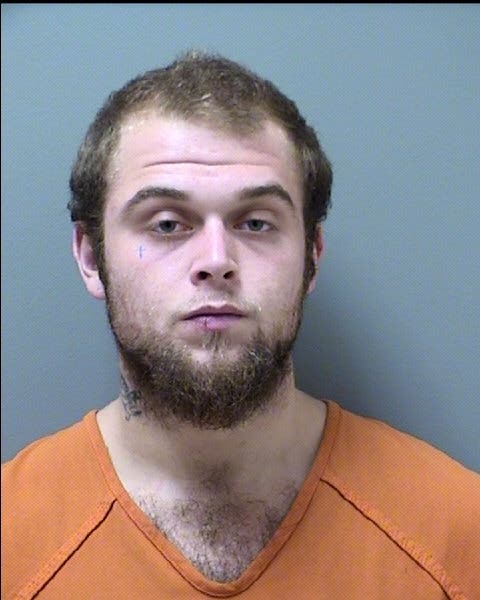 Hayden Conley Shaw, 24, a member of the "Gangster Disciples," was charged with the Street Gang Terrorism Act.