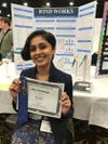 Sophomore Viha Umashankar received both the Tellus Future Science Stars and the GSEF Best in Category awards
