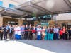 Billy Hayes, the chief executive officer of Northside Hospital Cherokee, cuts the ribbon.