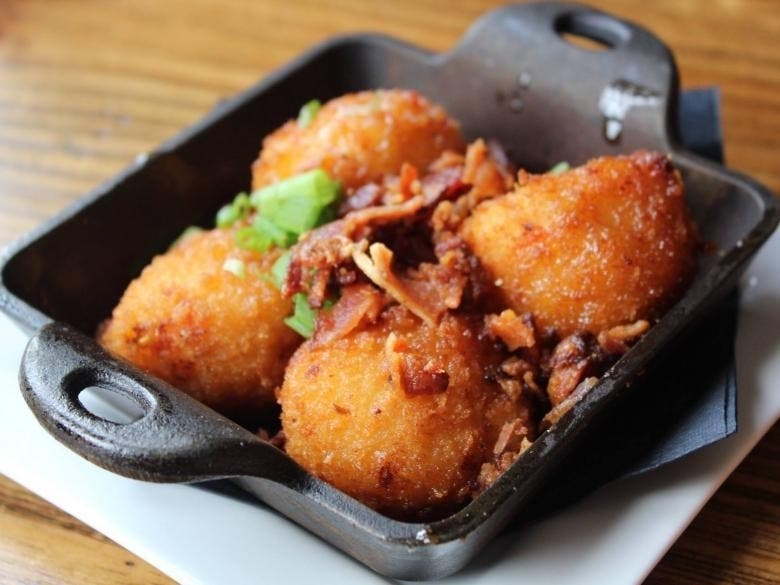 The pimento cheese fritters from The Mill Kitchen and Bar are on the list.