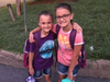 Amiaya and Nevaeh ready for 4th and 2nd grade at Little River Elementary