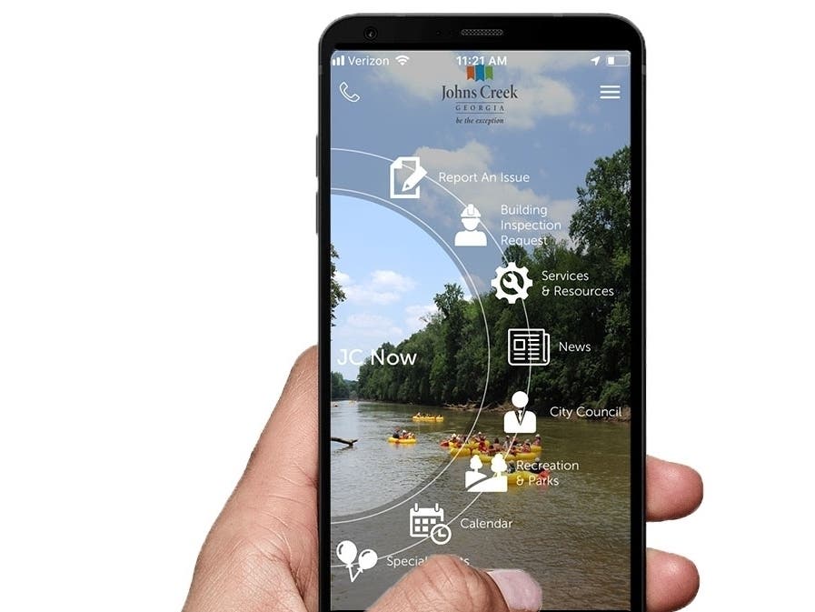 Johns Creek Now, the city’s smartphone app (JC Now) has received a major facelift.